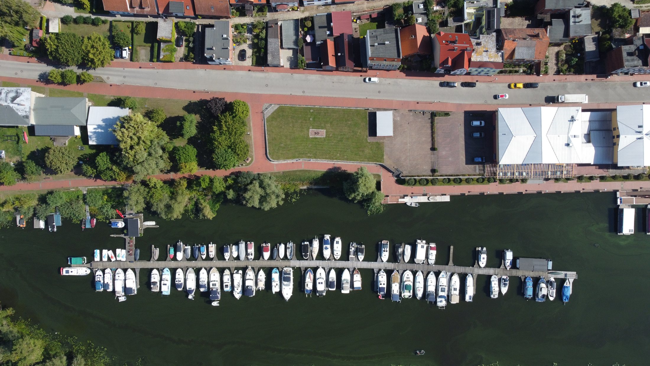 Hafen von oben
